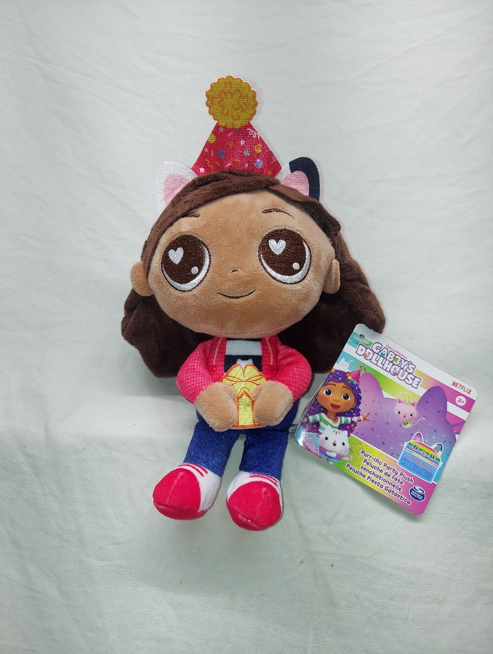 Gabby’s Dollhouse Purr-ific Party Present 8" Plush Authentic Celebration
